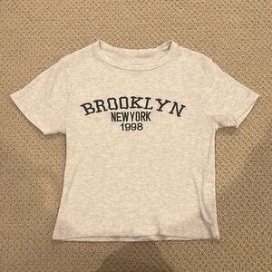 Brooklyn New York Crop Tee